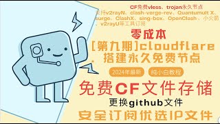 第九期【零基础】CF免费KV文件存储优选IP文件-2024最新纯小白零成本搭建永久免费节点cloudflare