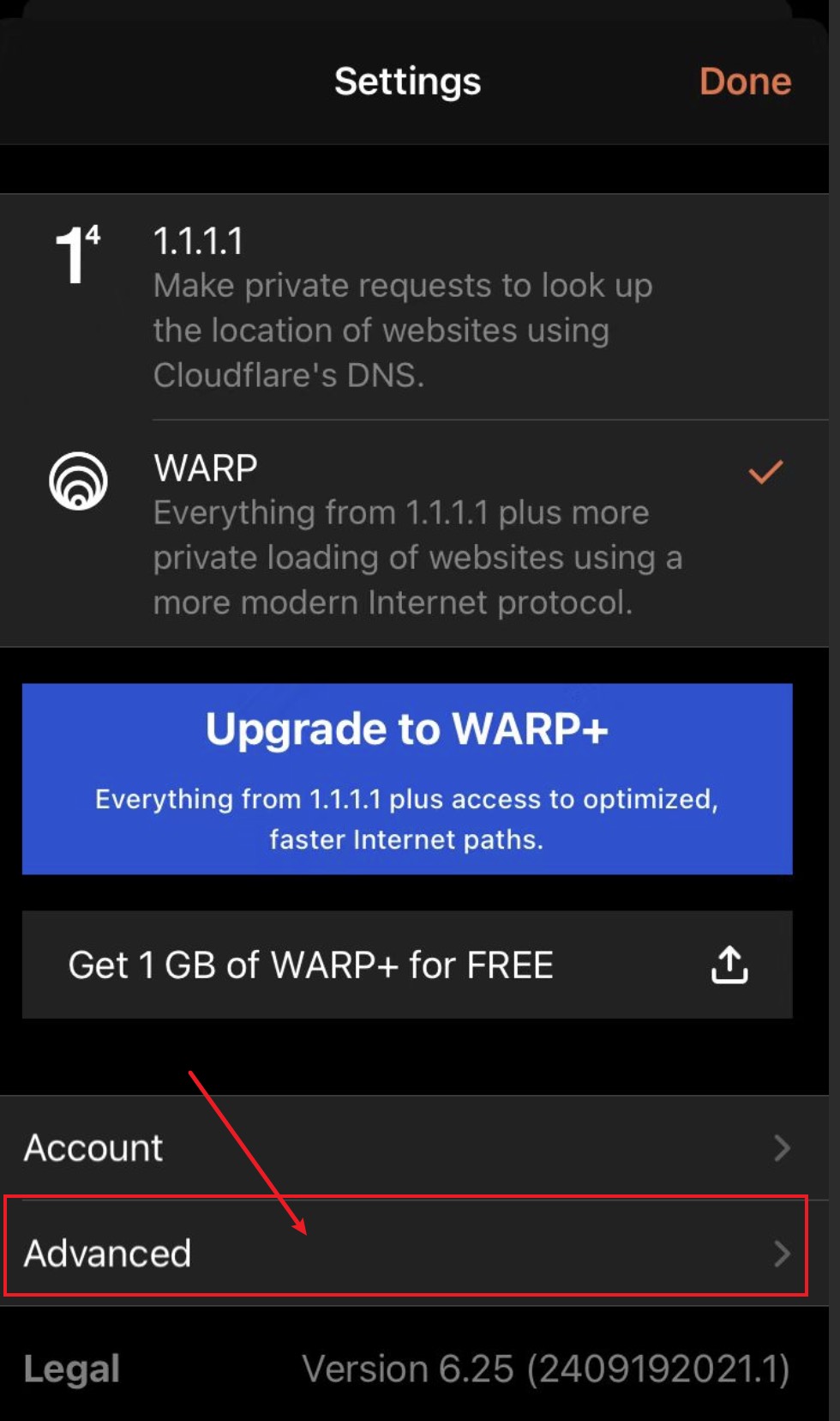 vpn-warp